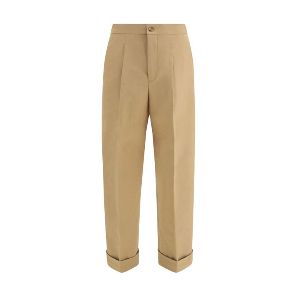 Umit Benan Men Tailored Cotton Pants